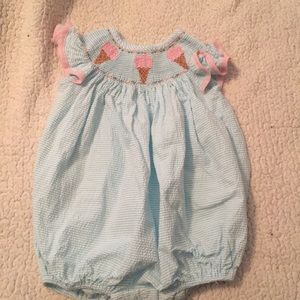 Ice cream smocked bubble